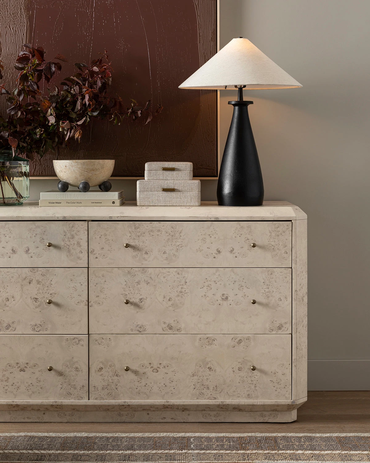 Noir Posie Marble Bowl 5 Noir Posie Marble Bowl - Image 3