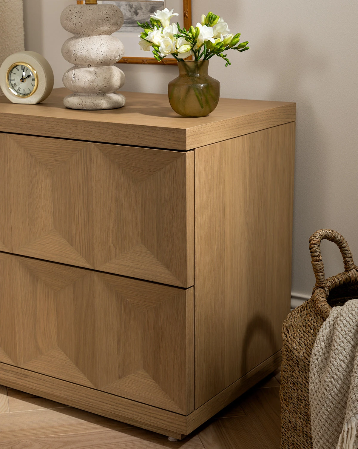 Jaylen Amber Glass Vase 4 Jaylen Amber Glass Vase - Image 2