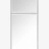 Ariel Rectangle Mirror 2 Ariel Rectangle Mirror -Bloomingville Shop ArielRectangleMirror MMIR0308 CGY 22x42 MAIN