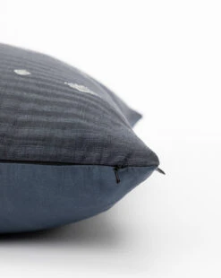 Atilla Pillow Cover -Bloomingville Shop AtillaPillowCover MPLW1105 NVY 22x22 D1