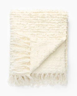 Beatrice Wool Throw -Bloomingville Shop BeatriceWoolThrow MBED0205 CRM OS D1