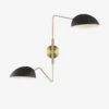 Bradburn Double Wall Sconce -Bloomingville Shop BradburnDoubleWallSconce MLHT0620 BLK OS MAIN