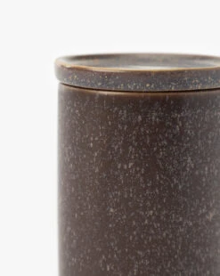 Bloomingville Brom Stoneware Canister 14 Bloomingville Brom Stoneware Canister -Bloomingville Shop BromStonewareCanister MKTN1110 BWN OS D2 T