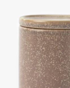 Bloomingville Brom Stoneware Canister 17 Bloomingville Brom Stoneware Canister -Bloomingville Shop BromStonewareCanister MKTN1110 TAN OS D2 T