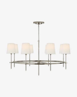 Bryant Large Ring Chandelier -Bloomingville Shop BryantLargeRingChandelier MLHT1773 PNI L T
