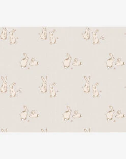 Bunnies Wallpaper -Bloomingville Shop Bunnies repeat grey 2