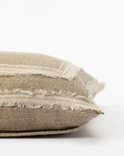 Cameron Pillow Cover -Bloomingville Shop CameronPillowCover MPLW1246 NAT 20x20 D1