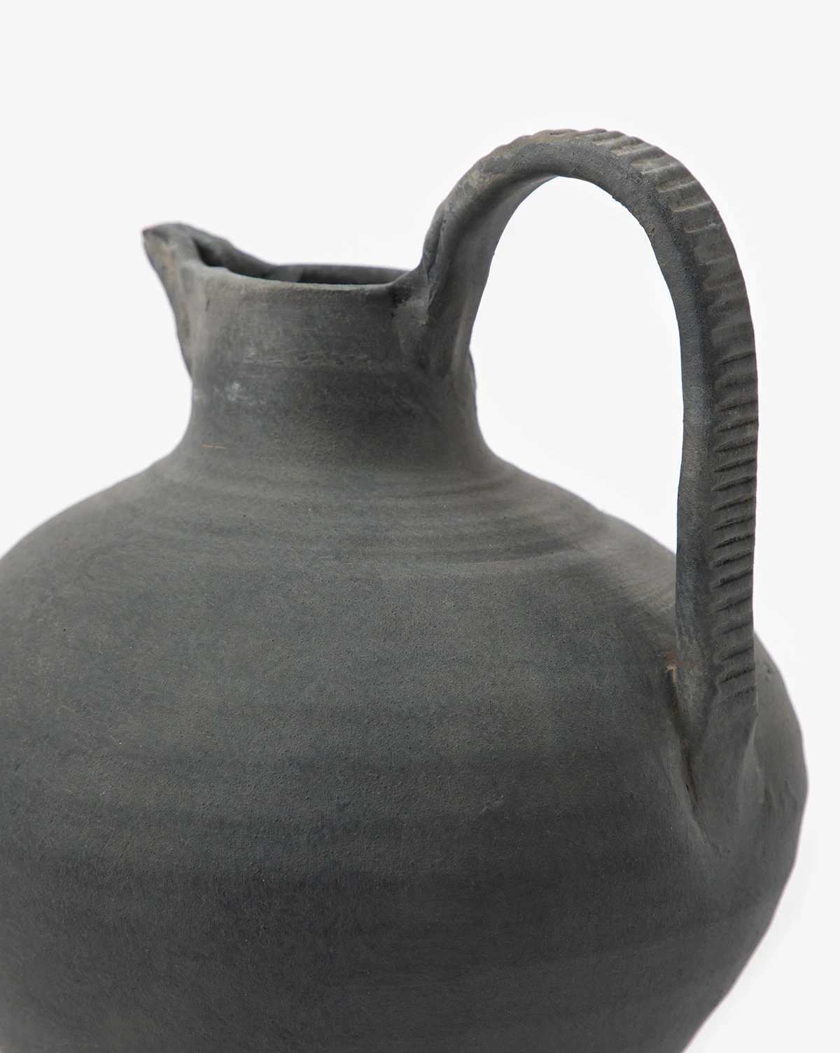 Charcoal Terracotta Jug 8 Charcoal Terracotta Jug - Image 6
