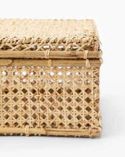 Cielo Cane Boxes (Set Of 2) -Bloomingville Shop CieloCaneBoxes Setof2 MDCR2315 NAT S2 D2