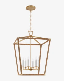 Darlana Wrapped Lantern -Bloomingville Shop DarlanaWrappedLantern MLHT1589 ABN L MAIN