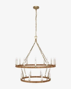 Darlana Wrapped Two-Tiered Chandelier -Bloomingville Shop DarlanaWrappedTwo TieredChandelier MLHT1775 ABN L T