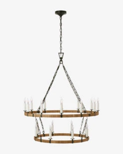 Darlana Wrapped Two-Tiered Chandelier -Bloomingville Shop DarlanaWrappedTwo TieredChandelier MLHT1775 INR L T