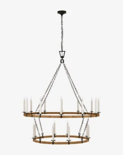 Darlana Wrapped Two-Tiered Chandelier -Bloomingville Shop DarlanaWrappedTwo TieredChandelier MLHT1775 INR XL T