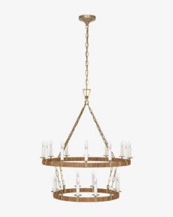 Darlana Wrapped Two-Tiered Chandelier -Bloomingville Shop DarlanaWrappedTwoTierChandelier MLHT1775 ABN M T