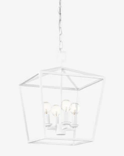 Denison White Lantern 19 Denison White Lantern -Bloomingville Shop DenisonWhiteLantern MLHT1080 WHT S D3