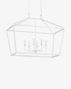 Denison White Rectangular Lantern 8 Denison White Rectangular Lantern -Bloomingville Shop DenisonWhiteRectangularLantern MLHT1590 WHT OS D3