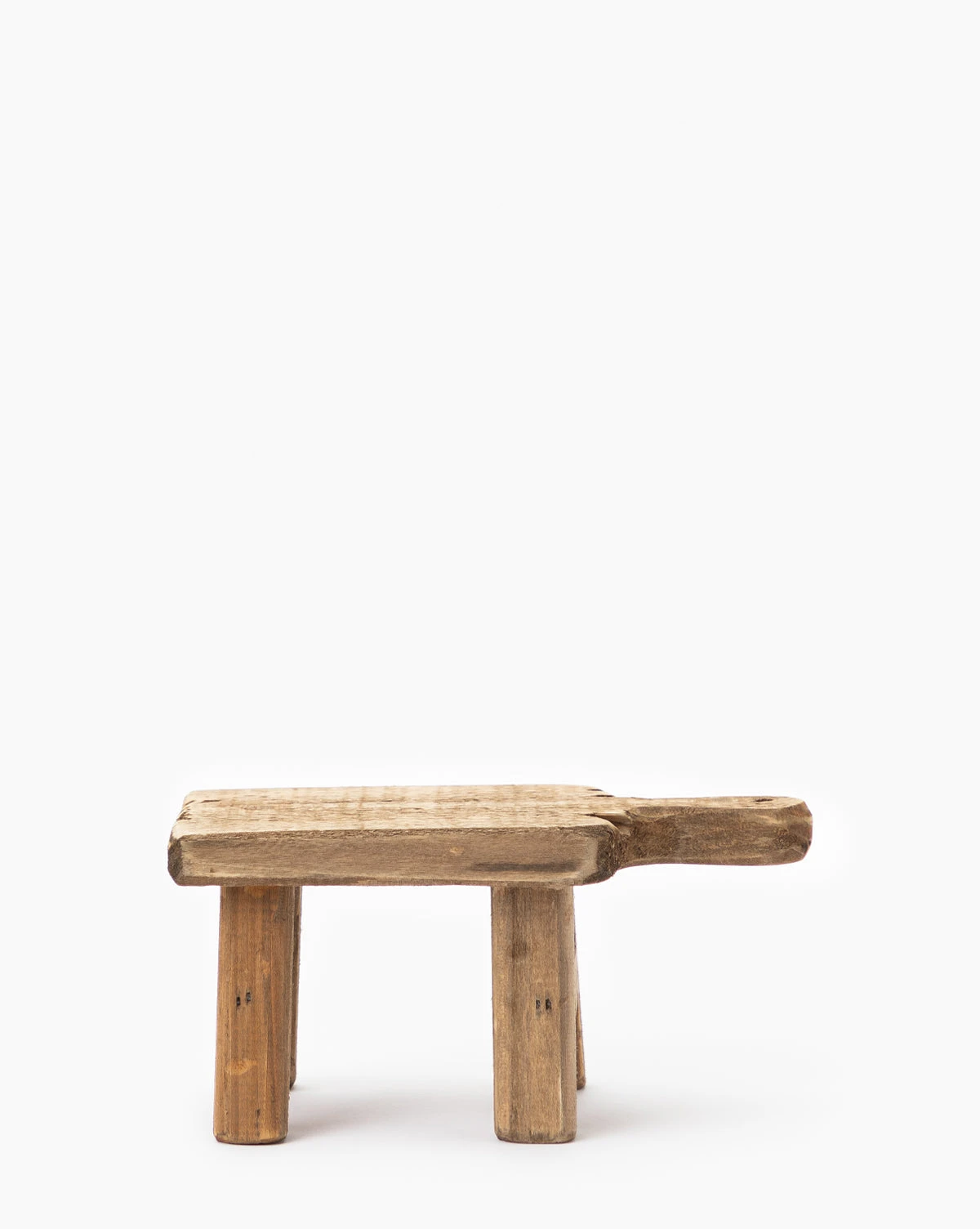 Distressed Wood Pedestal 6 Distressed Wood Pedestal - Image 4