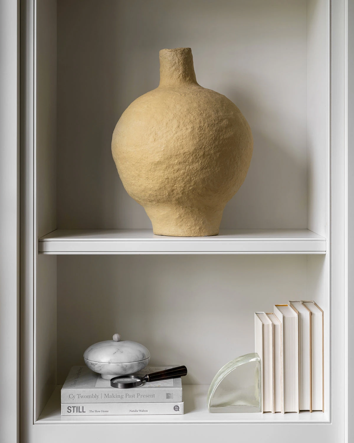 Long Necked Paper Mache Vase 4 Long Necked Paper Mache Vase - Image 2