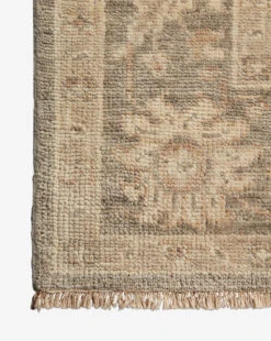 Floresta Hand-Knotted Wool Rug 7 Floresta Hand-Knotted Wool Rug -Bloomingville Shop FlorestaWoolRug MRUG0839 SLV D2