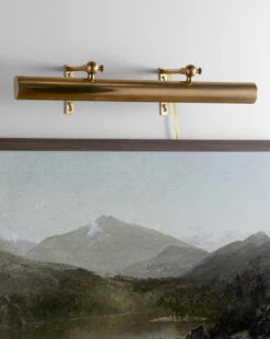 Frame Makers Plug-In Picture Light -Bloomingville Shop FrameMakers24 PictureLightInAntiqueBrass MLHT0660 ABR L MAIN