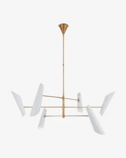 Franca Pivoting Chandelier 7 Franca Pivoting Chandelier -Bloomingville Shop FrancaPivotingChandelier MLHT0641 WHT L MAIN