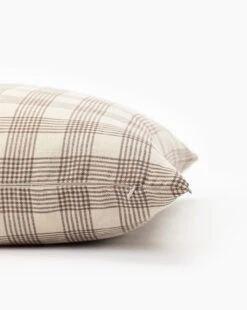 Glendale Pillow Cover -Bloomingville Shop GlendalePillowCover MPLW1109 BWN 22x22 D1