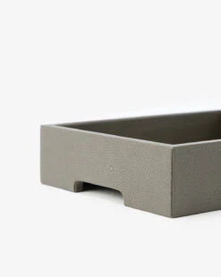 Gray Shagreen Tray 9 Gray Shagreen Tray -Bloomingville Shop GrayShagreenTray MDCR2449 GRY OS D1