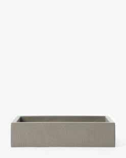 Gray Shagreen Tray 8 Gray Shagreen Tray -Bloomingville Shop GrayShagreenTray MDCR2449 GRY OS D2