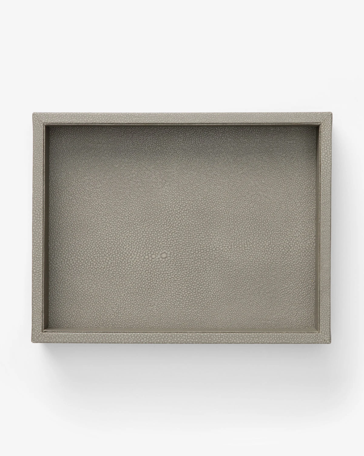 Gray Shagreen Tray 3 Gray Shagreen Tray