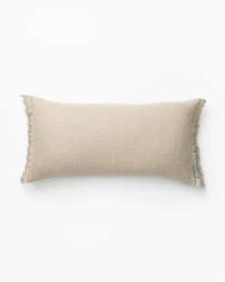 Hazelton Mushroom Fringed Pillow Cover 11 Hazelton Mushroom Fringed Pillow Cover -Bloomingville Shop HazeltonFringedPillowCover MPLW0909 MSH 12x24 MAIN