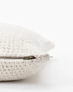 Ingersoll Pillow Cover -Bloomingville Shop IngersollPillowCover MPLW1098 WHT 24x24 D1