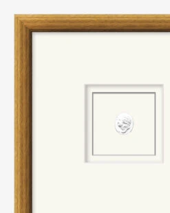 Intaglio Lad -Bloomingville Shop IntaglioLad MART1539 WHT 14x18 F D1