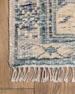 Inverness Hand-Knotted Wool Rug -Bloomingville Shop InvernessHand KnottedRug MRUG0826 BLU 3x5 D1