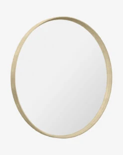 Jillian Round Faux Shagreen Mirror 9 Jillian Round Faux Shagreen Mirror -Bloomingville Shop JillianRoundFauxShagreenMirror MMIR0306 IVR 32 D1