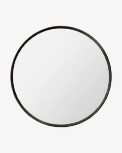 Jillian Round Faux Shagreen Mirror 10 Jillian Round Faux Shagreen Mirror -Bloomingville Shop JillianRoundFauxShagreenMirror MMIR0306 MSH 32 MAIN