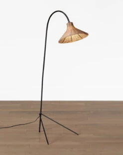 Johanson Woven Floor Lamp 13 Johanson Woven Floor Lamp -Bloomingville Shop JohansonWovenFloorLamp MLHT1068 NAT OS D1