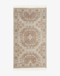 Kenna Hand-Knotted Wool Rug -Bloomingville Shop KennaHand KnottedRug MRUG0749 NAT 3x5 MAIN