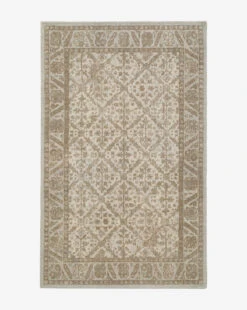 Lambeth Hand-Tufted Wool Rug 14 Lambeth Hand-Tufted Wool Rug -Bloomingville Shop LambethHand TuftedRug MRUG0876 TAN 5x8 1