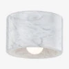 Loris Flush Mount -Bloomingville Shop LorisFlushMountWhiteMarble1