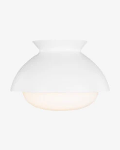 Lucerne Flush Mount -Bloomingville Shop LucerneFlushMount MLHT1090 WHT OS MAIN