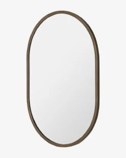 Lula Wall Mirror -Bloomingville Shop LukaWallMirror MMIR0275 BRS 24x34 D1