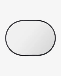 Lula Wall Mirror -Bloomingville Shop LulaWallMirror MMIR0275 BLK 24x34 D2