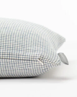 Luther Pillow Cover -Bloomingville Shop LutherPillowCover MPLW0658 BLU 14x20 D1