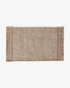 Girona Natural Handwoven Jute Flatweave Rug -Bloomingville Shop MRUG0500 NAT 2x3 GironaNaturalJuteRug