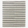 Soliel Handwoven Wool Rug 1 Soliel Handwoven Wool Rug -Bloomingville Shop MRUG0576 BLU 8x10 SolielFringeWovenRug