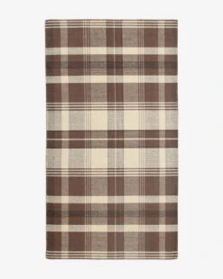 Orton Handwoven Wool Rug -Bloomingville Shop MRUG0666 BWN 5x8 OrtonRug