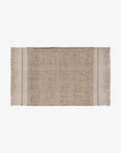 Girona Cream Handwoven Jute Rug -Bloomingville Shop MRUG0809 TAN 3x5 GironaCreamJuteRug
