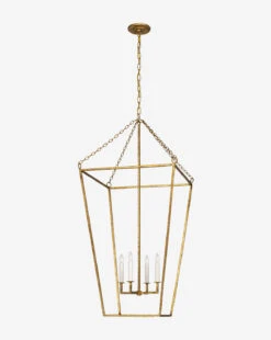 Malloy Open Frame Forged Lantern -Bloomingville Shop MalloyOpenFrameForgedLantern MLHT1855 GIR 23 T