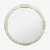McNeil Whitewashed Round Mirror -Bloomingville Shop McNeilWhitewashedRoundMirror MMIR0307 WWS 36 MAIN