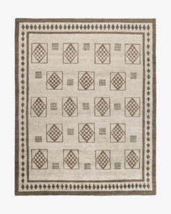 Melville Hand-Knotted Wool Rug 16 Melville Hand-Knotted Wool Rug -Bloomingville Shop MelvilleHand KnottedRugSwatch MSWT0337 BWN 8x10 T